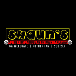 Shauns authentic Caribbean Rotherham logo.
